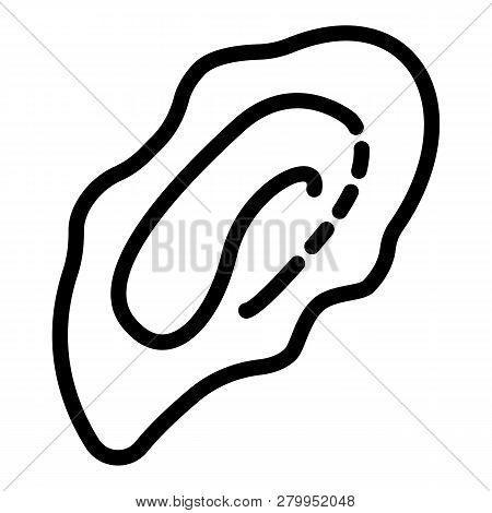 Sea Mollusc Icon. Outline Illustration Of Sea Mollusc Icon For Web Design Isolated On White Backgrou