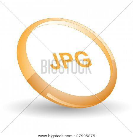 Icona jpg. Vector.