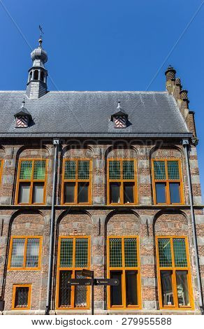 Historic Town Hall In The Center Of Hasselt, Netherlands