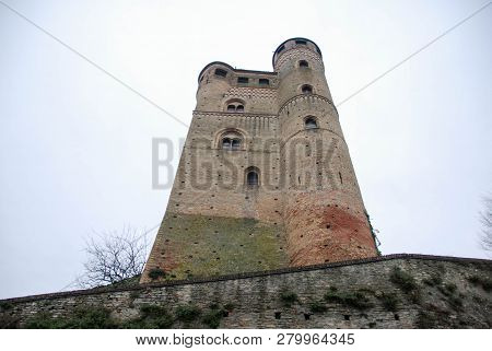 View Of The Castle Of Serralunga Of Alba, Piedmont - Italy