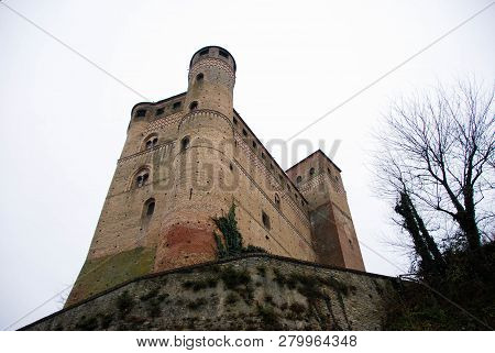 View Of The Castle Of Serralunga Of Alba, Piedmont - Italy