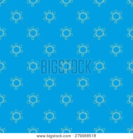 Charm Bracelet Pattern Seamless Blue Repeat For Any Use