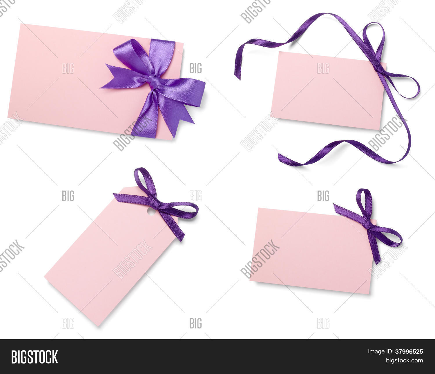 Red Ribbon Card Note Image & Photo (Free Trial) | Bigstock