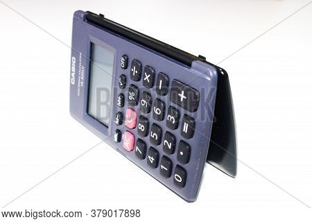 Utter Pardesh , India - Calculator , A Picture Of Calculator In Noida 13 July 2020