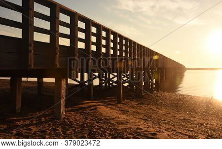Beautiful Look At Duxbury Bay And Powder Point Bridge.