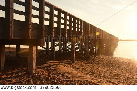 Beautiful View Of Duxbury Bay And Powder Point Bridge.