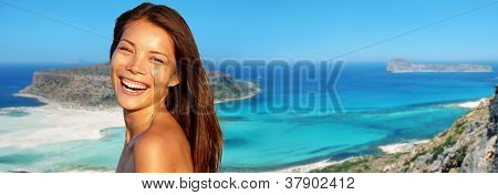 Rejse kvinde Banner