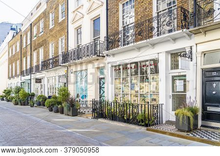 June 2020. London. Motcomb Street In Belgravia, London Uk Europe