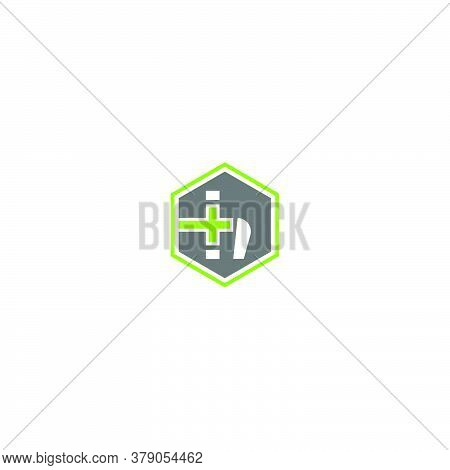 Cross H Letter Logo, Medical Cross Letter
