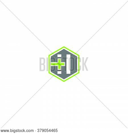 Cross H Letter Logo, Medical Cross Letter