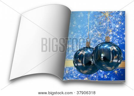Boules de Noël isolé livres d'images