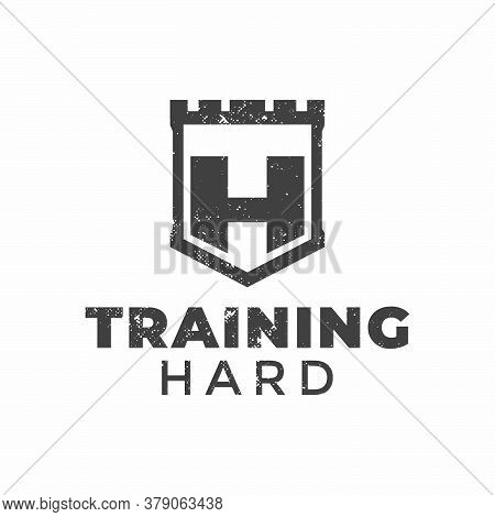 Letter Th Castle Logo Design Template Vector