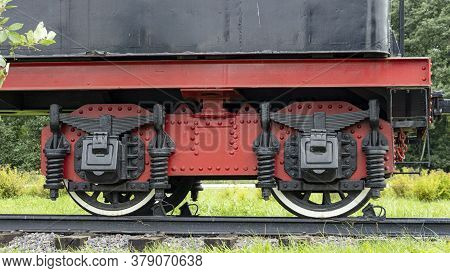 Wheel Of A Pre-revolutionary Soviet Steam Locomotive
