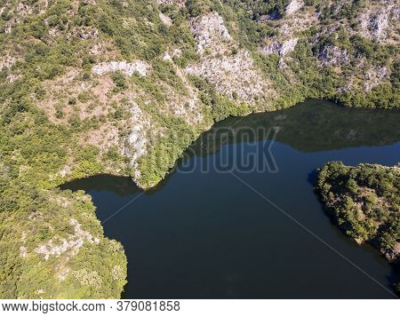Aerial View Of Krichim Reservoir, Rhodopes Mountain, Plovdiv Region, Bulgaria