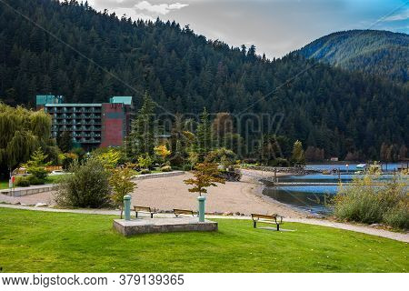 The Village Of Harrison Hot Springs Is A Small Resort Town At The Southern End Of Harrison Lake In T