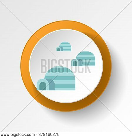 Igloo Color Icon. Elements Of Winter Wonderland Multi Colored Icons. Premium Quality Graphic Design 
