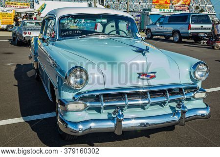 Daytona Beach, Fl / Usa - March 25, 2018: 1954 Chevrolet 210 2-door Coupe At The Spring 2018 Daytona