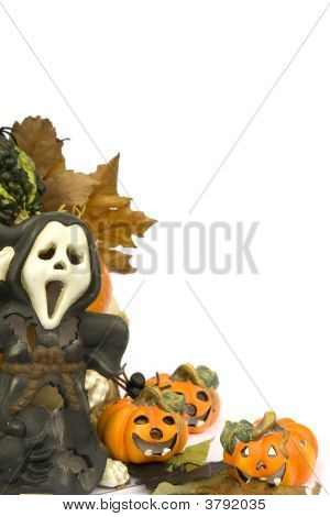 Halloween-Serie auf weiß
