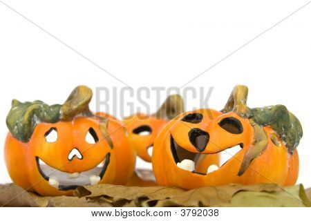 Halloween-Serie auf weiß
