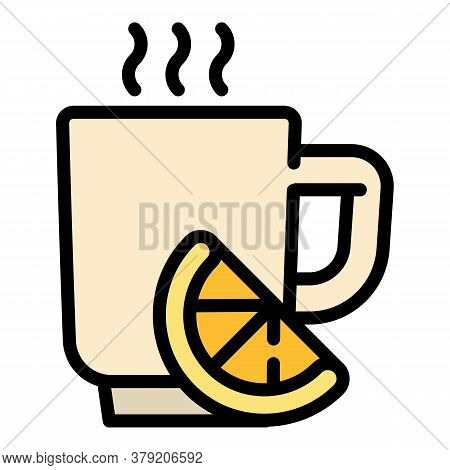 Frostbite Hot Tea Cup Icon. Outline Frostbite Hot Tea Cup Vector Icon For Web Design Isolated On Whi