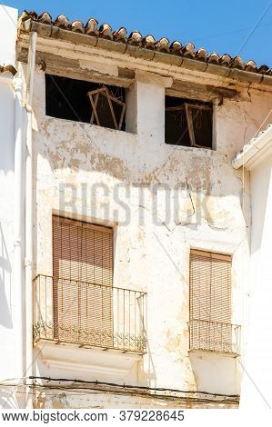 Chelva, Spain - June 29, 2020: View From The Empty Streets Of The Village In Summer After Covid-19 L