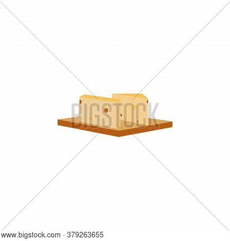 Raclette Cheese Colored Icon. Signs And Symbols Can Be Used For Web, Logo, Mobile App, Ui, Ux