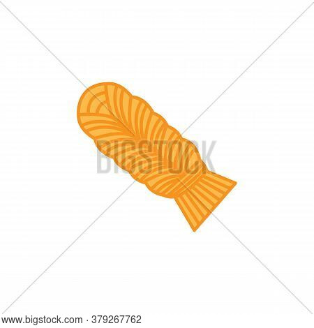 Chechil Cheese Colored Icon. Signs And Symbols Can Be Used For Web, Logo, Mobile App, Ui, Ux