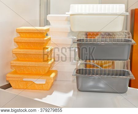 Extruded Polysturene Takeaway Fast Food Packages Variety