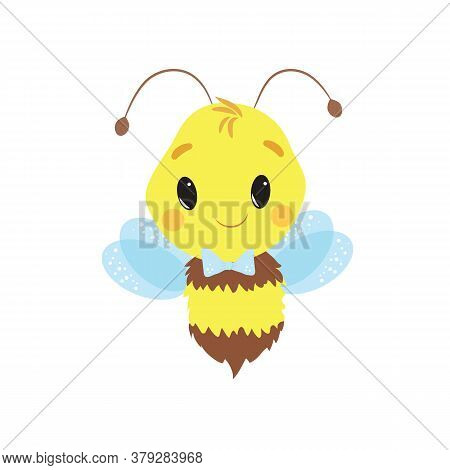 Small Bee Vector Cute Little Bee Vector & Photo (Free Trial) | Bigstock