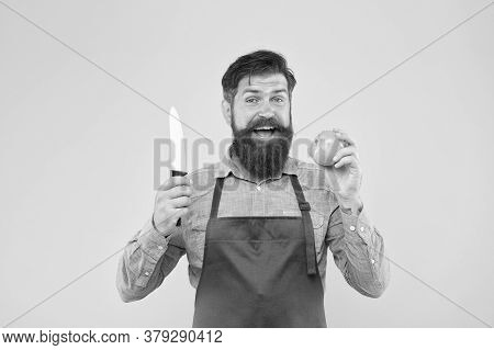 Chef Prepares Meal. Safe Cutting. Cutting Veggies. Ultimate List Of Cutting Techniques Every Chef Sh