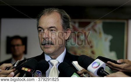 Salvador, Bahia / Brazil - October 27, 2015: Aloisio Mercadante, Minister Of Education Event In The 