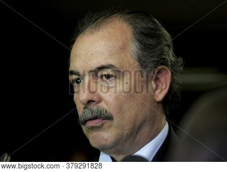 Salvador, Bahia / Brazil - October 27, 2015: Aloisio Mercadante, Minister Of Education Event In The 