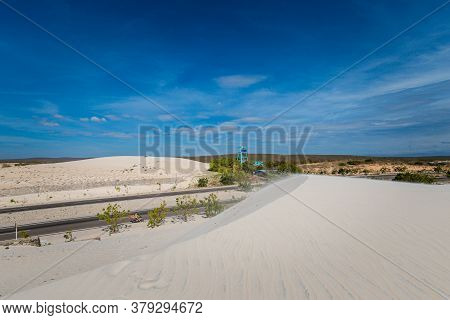 White Sand Dunes Between Mui Ne And Phan Rang