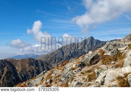 Vysoke Tatry, Slovakia - October 10, 2018: Great Cold Valley In Vysoke Tatry (high Tatras), Slovakia