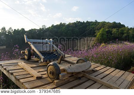 Wooden Car At Mon Jam, Mae Rim, Chiang Mai,the North Of Thailand