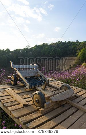 Wooden Car At Mon Jam, Mae Rim, Chiang Mai,the North Of Thailand