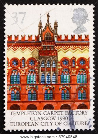 Postage stamp GB 1990 Templeton Carpet Factory