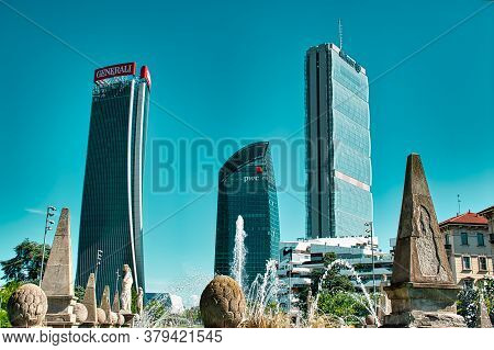 Three Towers (tre Torri) Allianz (il Dritto/the Straight One), Generali (lo Storto/the Twisted One),