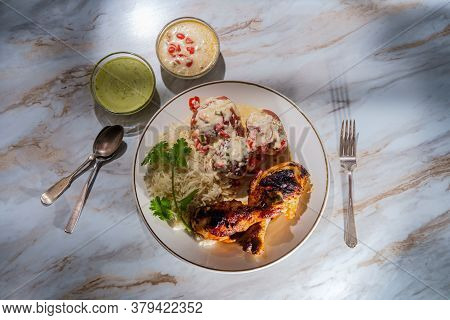 Colombian Potatoes Rice Chicken