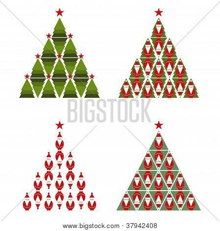 Santa-Weihnachtsbaum