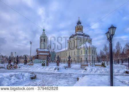 Russia, Tula. 13,01,2019 Nikolo-zaretsky Temple Is An Orthodox Church In Tula, The Tomb Of The Demid