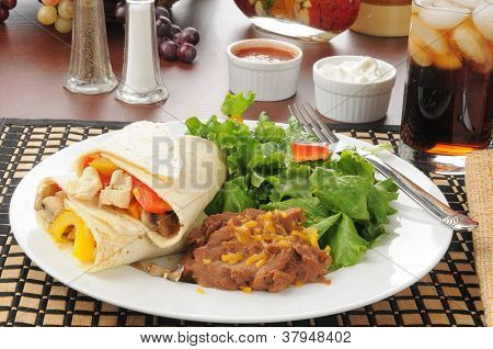 Fajitas di pollo