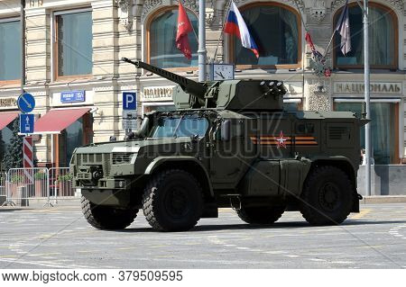 Moscow, Russia - June 20, 2020:multi-purpose Armored Car 