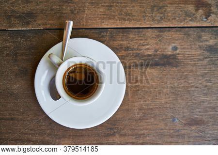 Healthy And Tasty Hot Coffie On Table