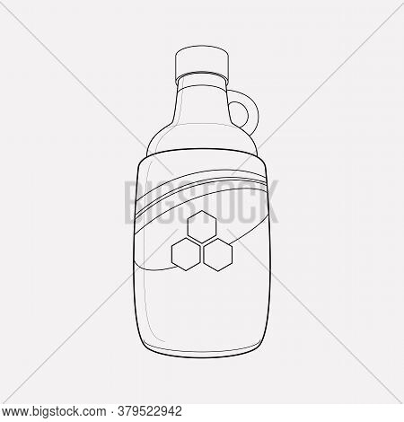 Kambucha Icon Line Element. Vector Illustration Of Kambucha Icon Line Isolated On Clean Background F