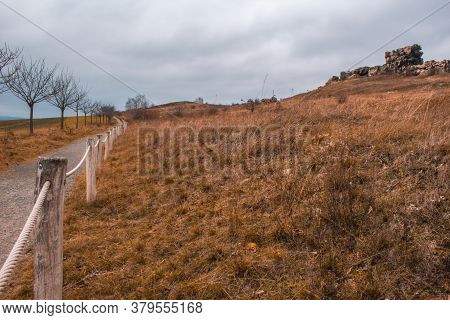 Teufelsmauer At Harz Mountains National Park In Germany