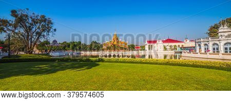 Royal Summer Palace Or Bang Pa-in On A Lake Near Bangkok, Ayutthaya Province, Thailand