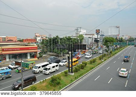 Quezon City, Ph - Nov 24 - Quezon Avenue On November 24, 2018 In Quezon City, Philippines.