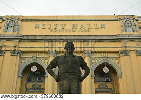 Manila, Ph - Nov 24 - Arsenio Lacson Statue At Manila City Hall On November 24, 2018 In Manila, Phil