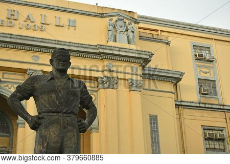 Manila, Ph - Nov 24 - Arsenio Lacson Statue At Manila City Hall On November 24, 2018 In Manila, Phil